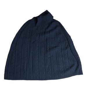 Talbot's Wool Blend Cable Knit Cape Size Medium